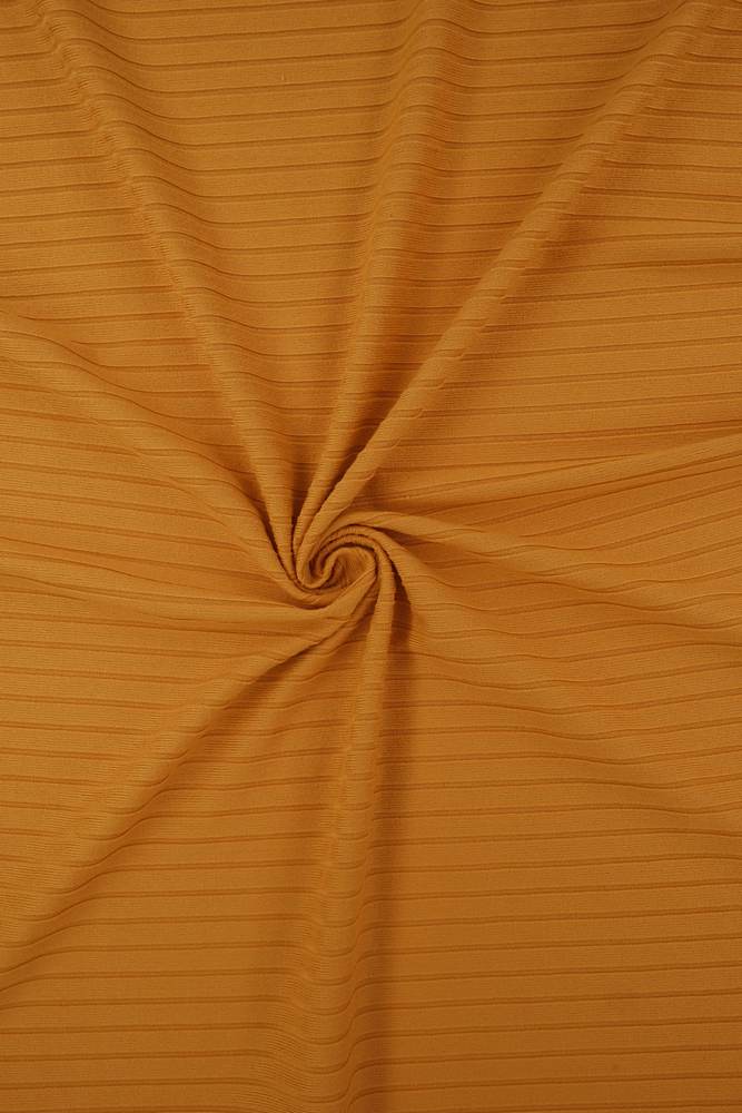 KNT4135 / MUSTARD LT / 87%POLY 13%SPAN 8X3 YUMMY RIB SOLID