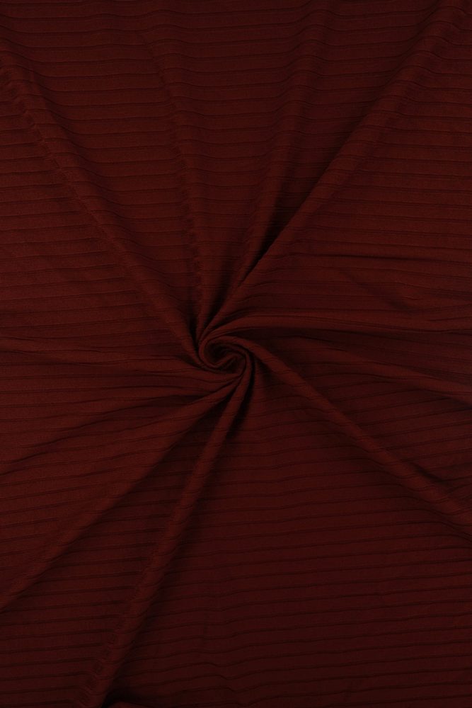 KNT4135 / RED SPICE / 87%POLY 13%SPAN 8X3 YUMMY RIB SOLID