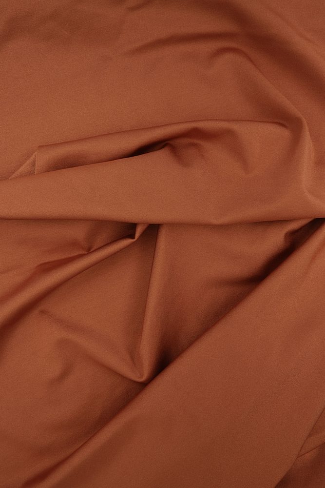 KNT4230 / TERRACOTTA / 82%POLY 18%SPAN SHINNY YOGA/TRICOT JERSEY