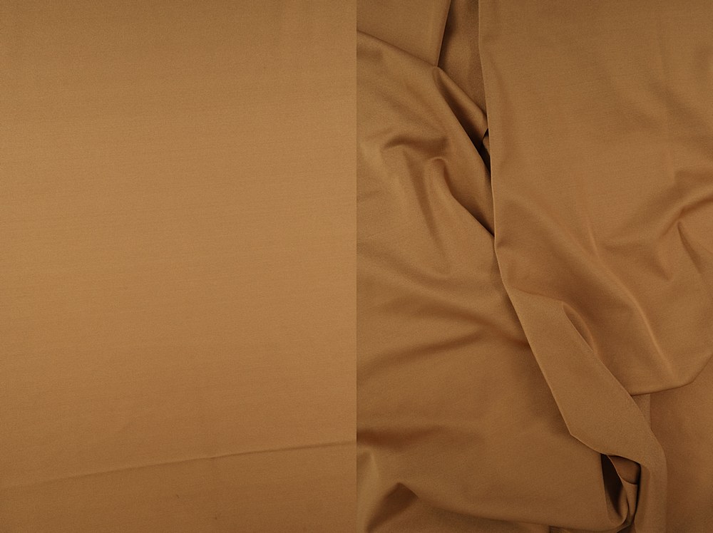 KNT4230 / CAMEL / 82%POLY 18%SPAN SHINNY YOGA/TRICOT JERSEY