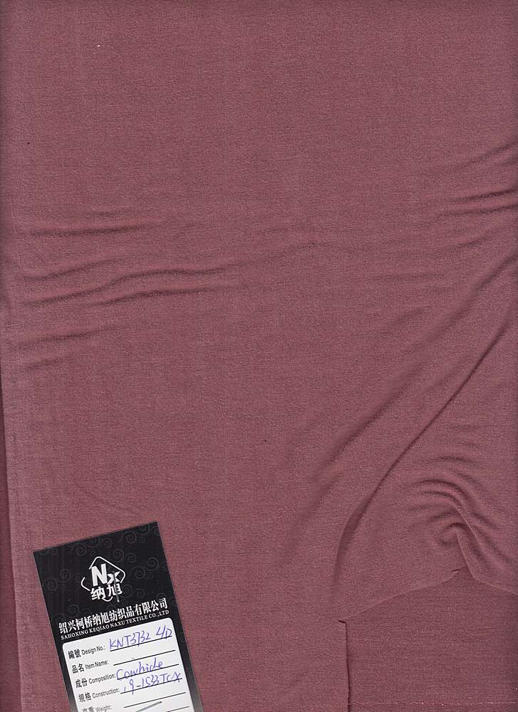 KNT3732 / COWHIDE / 96%RAY 4%SPAN VORTEX WASHED JERSEY SOLID