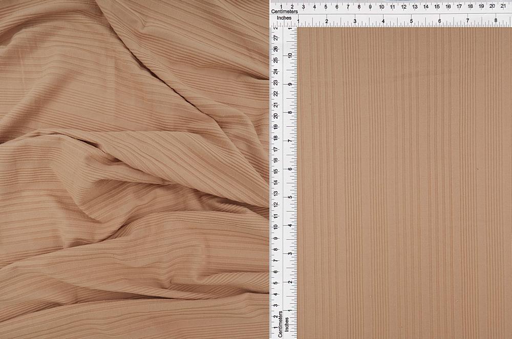 KNT4387 / TAUPE / 89%POLY 11%SPAN Variegated YUMMY RIB