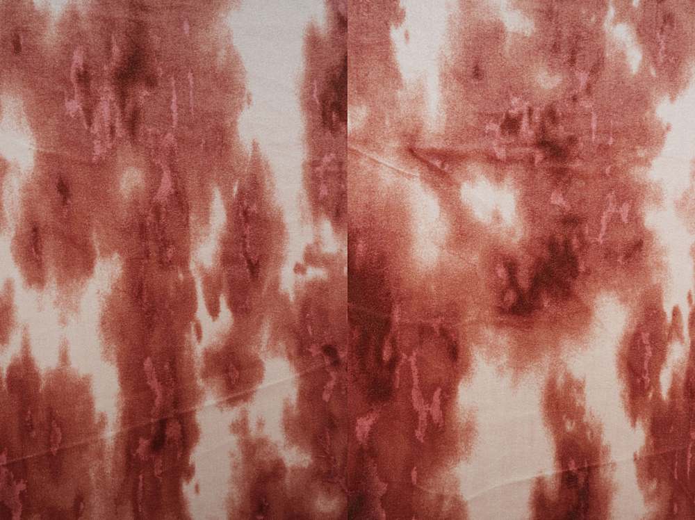 KNT3850-Q10317 / MAUVE / 92%POLY 8%SPANDEX VELVET TIE DYE PRINT