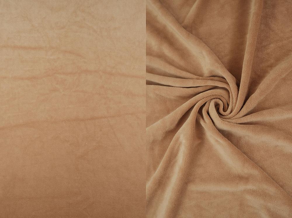 KNT4421 / TAUPE / 96%POLY 4%SPAN SOLID VELOUR
