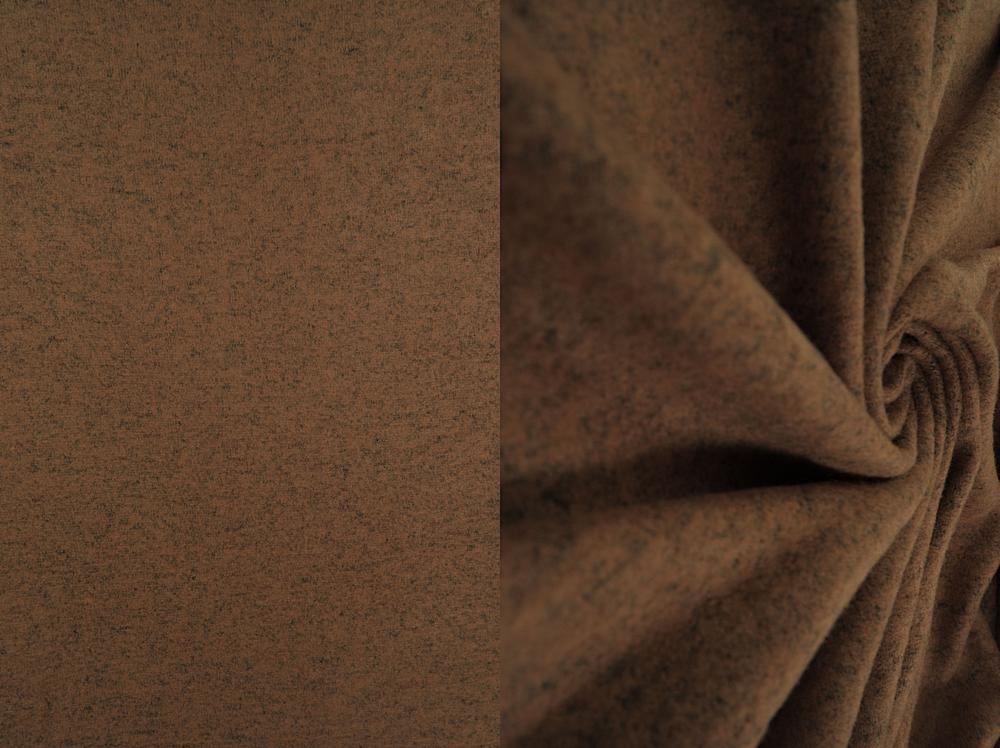 KNT3905 / BROWN COCO / 76%RAYON 21%POLY 3%SPAN R/P SP FLEECE SOLID