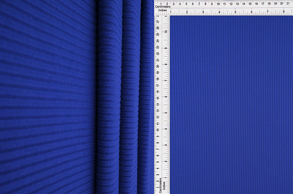 KNT4151 / ROYAL / 87%POLY 13%SPAN 4X2 YUMMY RIB SOLID