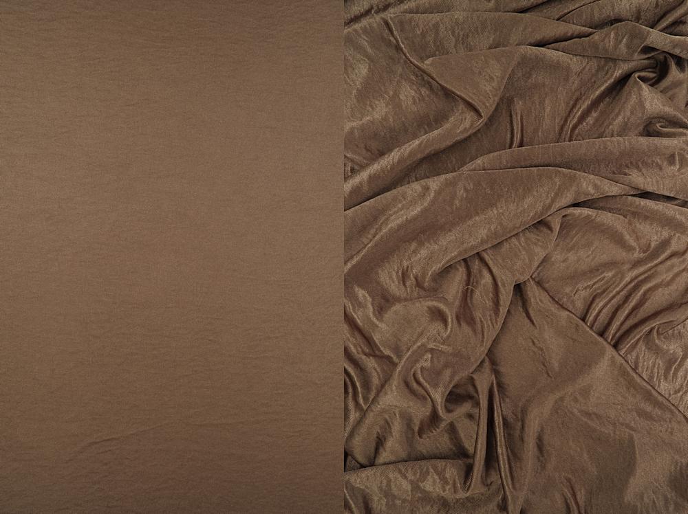 KNT4221 / BROWN COCO / 100%POLY ICE KNIT SATIN