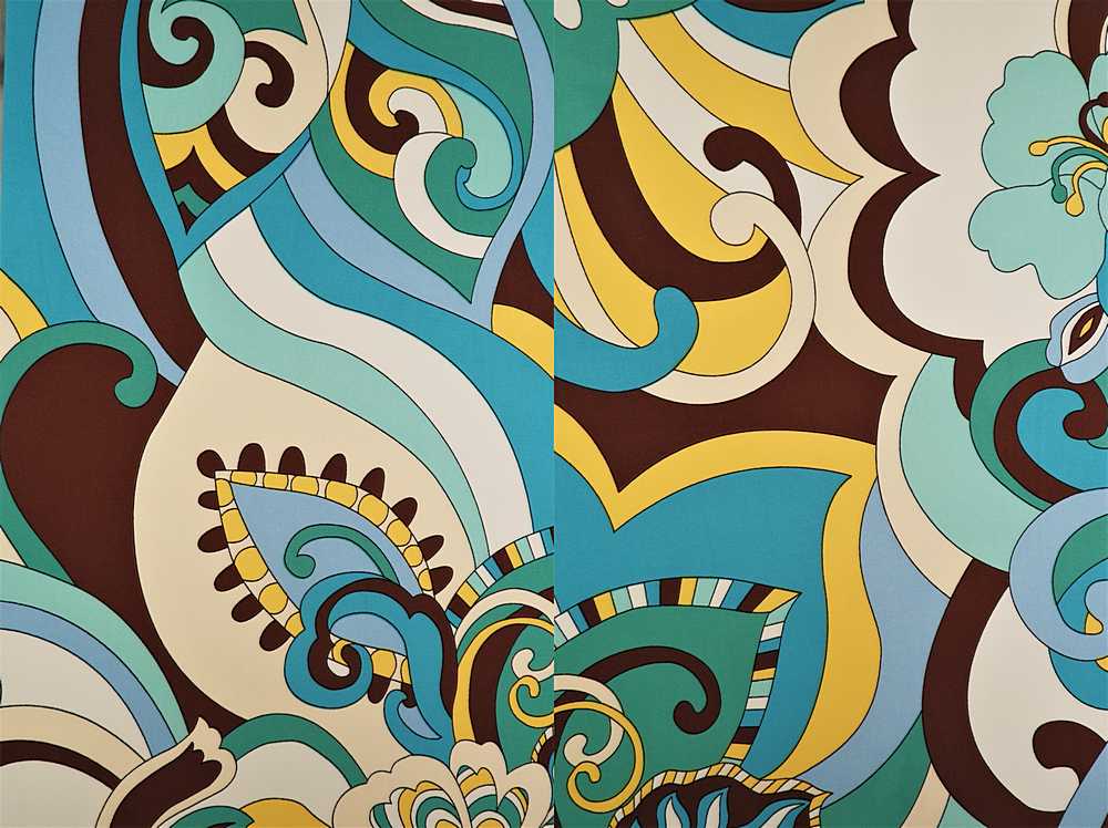 KNT1389-Q10709 / MINT / 96% Poly 4% Spandex DTY Paisley  Print
