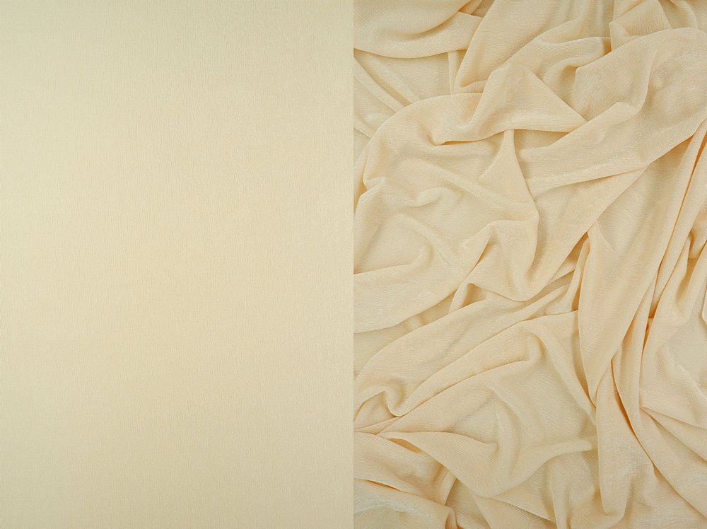 KNT3963 / EGGSHELL / 91%POLY 9%SPAN SLINKY RIB 1X1 SOLID
