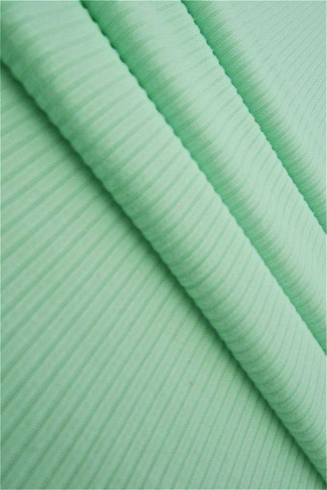 KNT4151 / MINT GREEN / 96%POLY 4%SPAN 4X2 YUMMY RIB SOLID