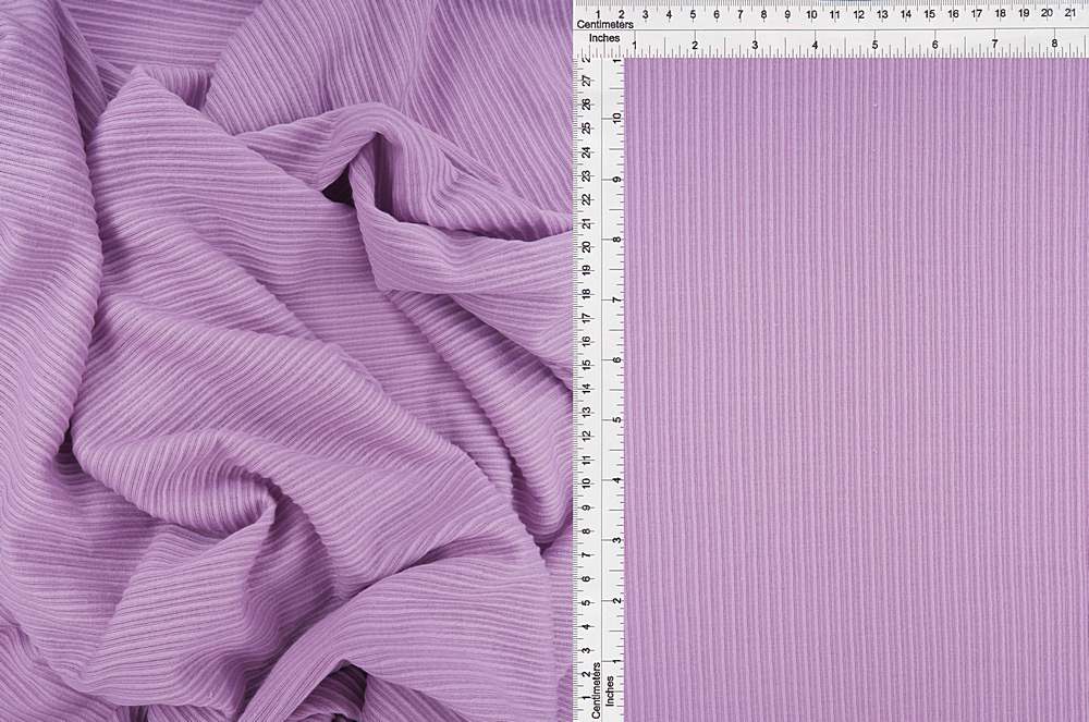 KNT4204 / LAVENDER / 77%POLY 18%RAY 5%SPAN DOUBLE KNIT COZY