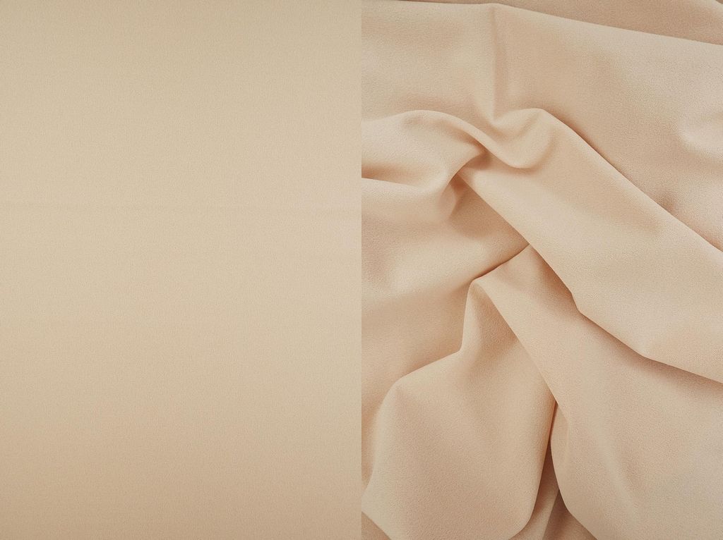 TECH-3311 / OATMEAL / 95%POLY 5%SPAN TECHNO CREPE SOLID