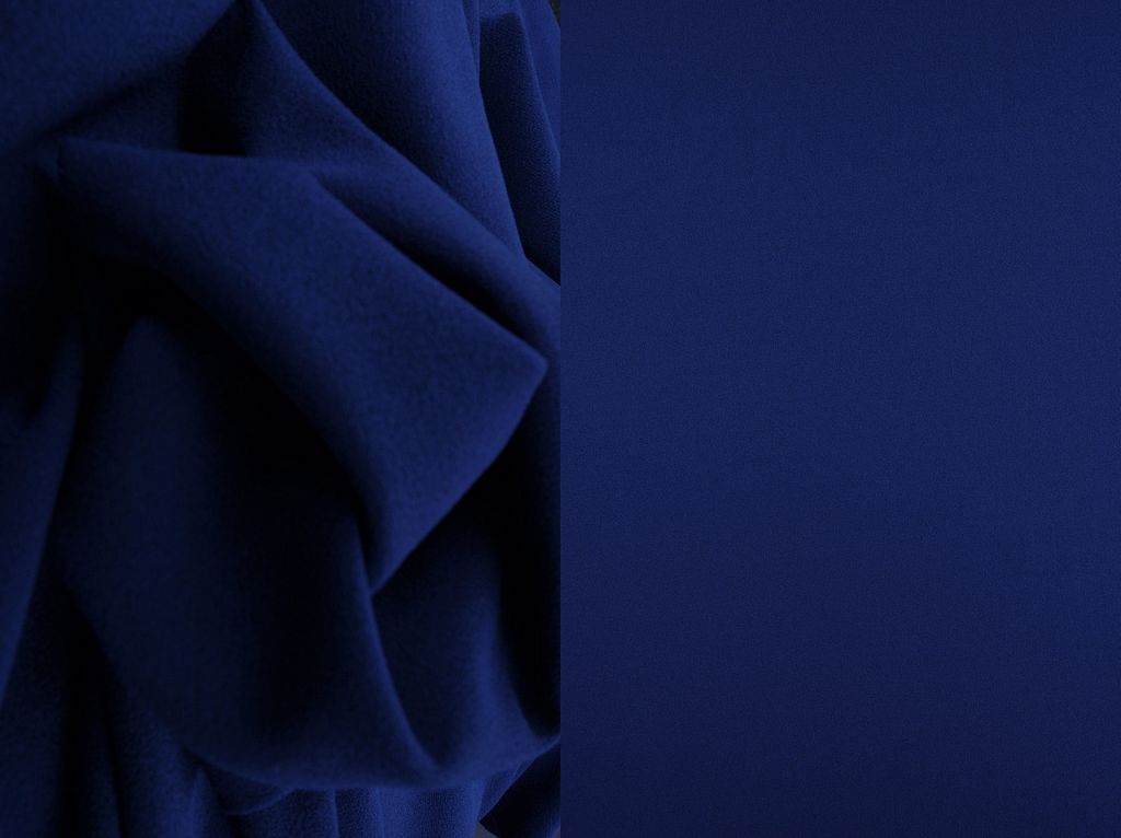TECH-3311 / ROYAL NEW / 95%POLY 5%SPAN TECHNO CREPE SOLID