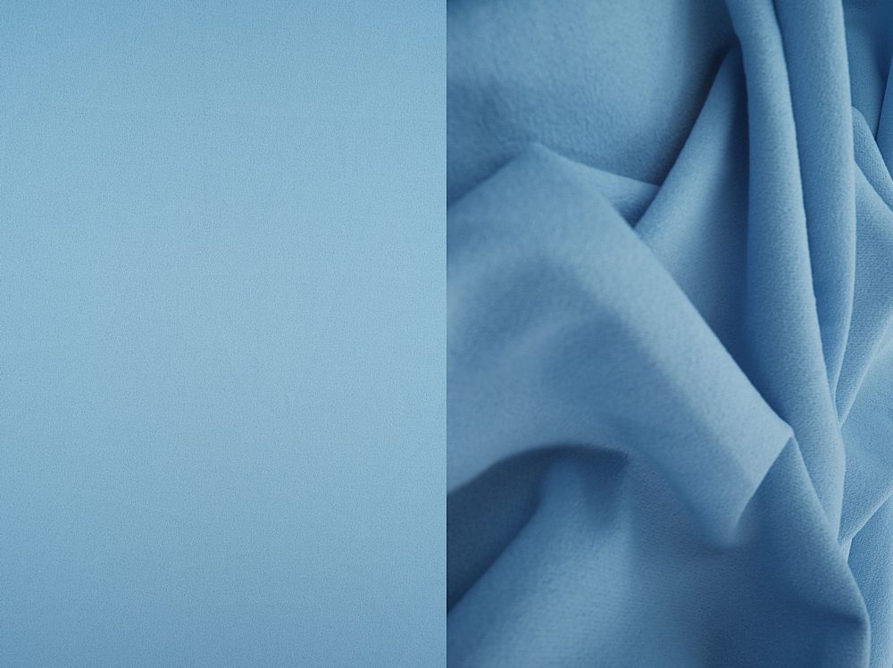 TECH-3311 / BLUE NEW / 95%POLY 5%SPAN TECHNO CREPE SOLID