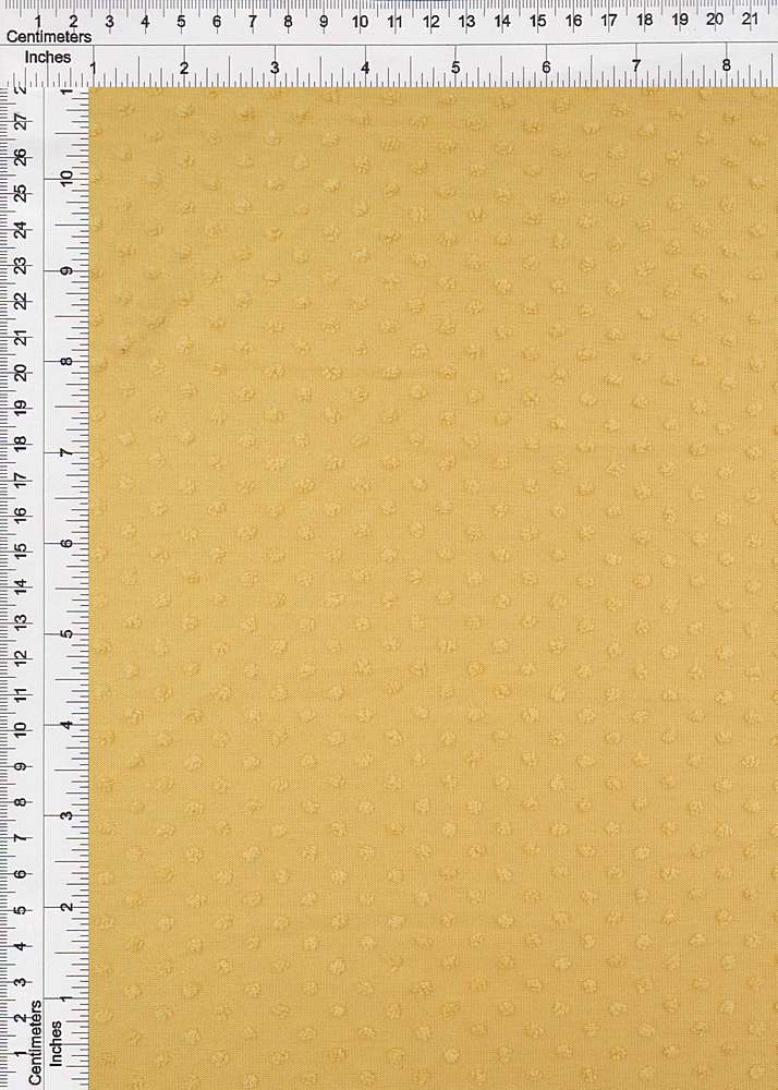 KNT4225 / YELLOW LT / 77%POLY 23%RAY KNIT JACQUARD SWISS DOT