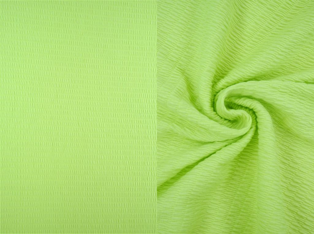 KNT4437 / LIME / 56%POLY 24%RAYON 20%SPAN SOLID SMOCKING JERSEY