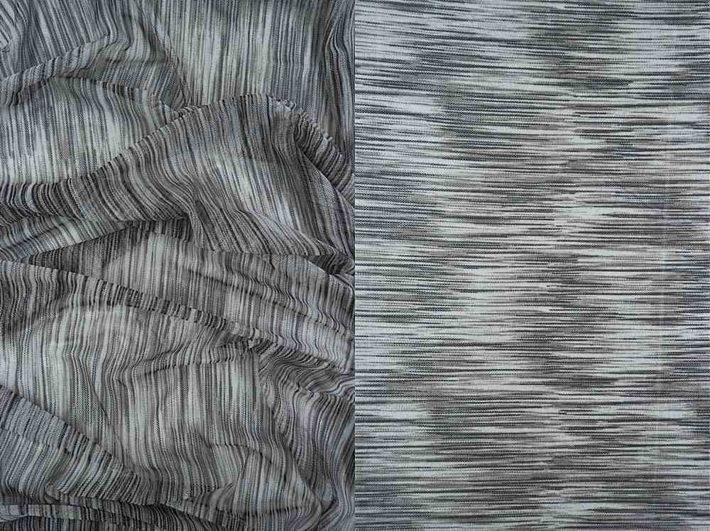 MESH-Q10907 / CHARCOAL/GREY / 90%P %SP MELANGE/MISSONI/SPACE DYE MESH
