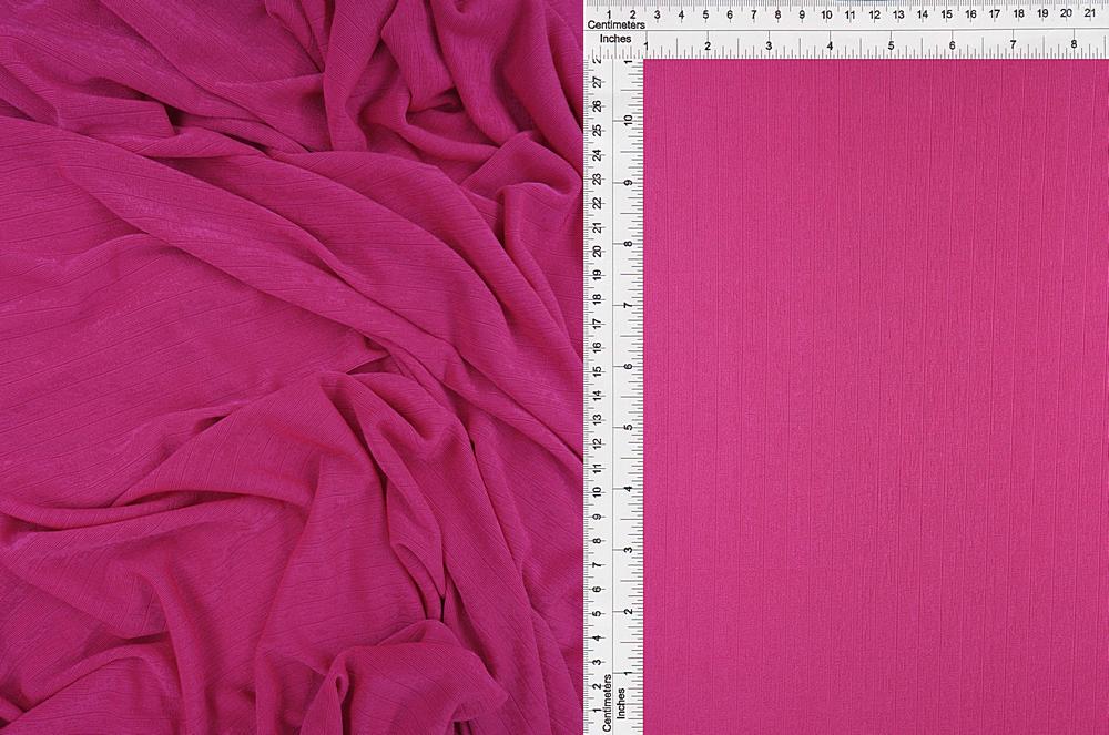 KNT4418 / PINK HOT / 95%POLY 5%SPAN 13X1 RIB SLINKY