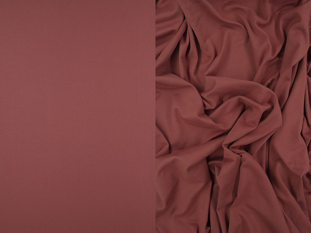 KNT2100 / ROSE DUSTY / 96%POLY 4%SPAN DTY BRUSHED SOLID