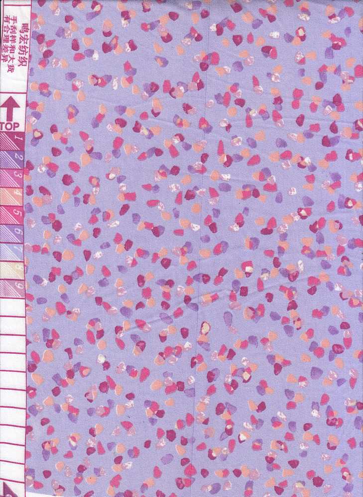 KNT1389-MS10042 / LAVENDER MULTI / 96% Poly 4% Spandex DTY GEO Print