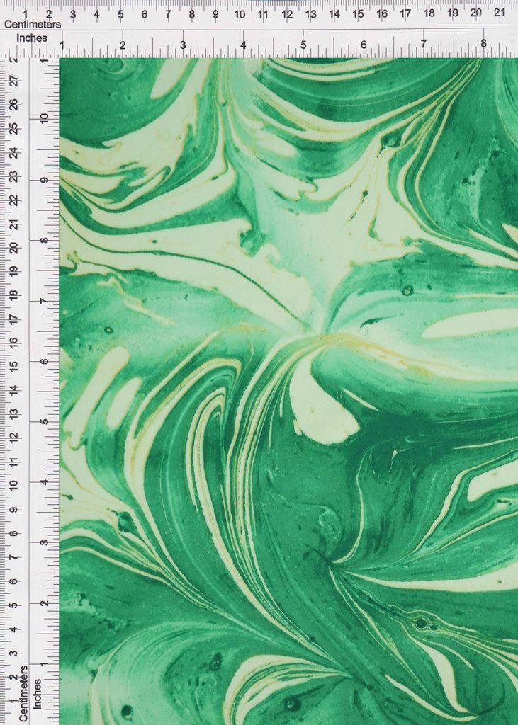 KNT2100-MS10148 / GREEN / 96%POLY 4%SPAN DTY BRUSH MARBLE PRINT