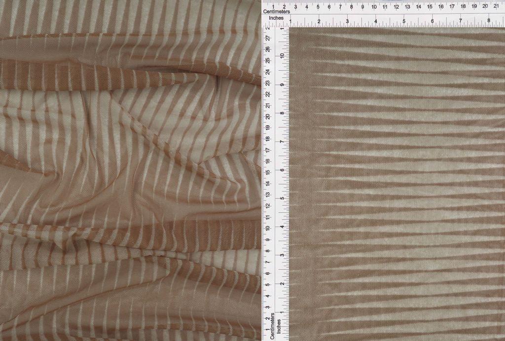 MESH-Q20214 / TAUPE/STONE / 90%POLY 10%SPAN MESH GEO PRINT