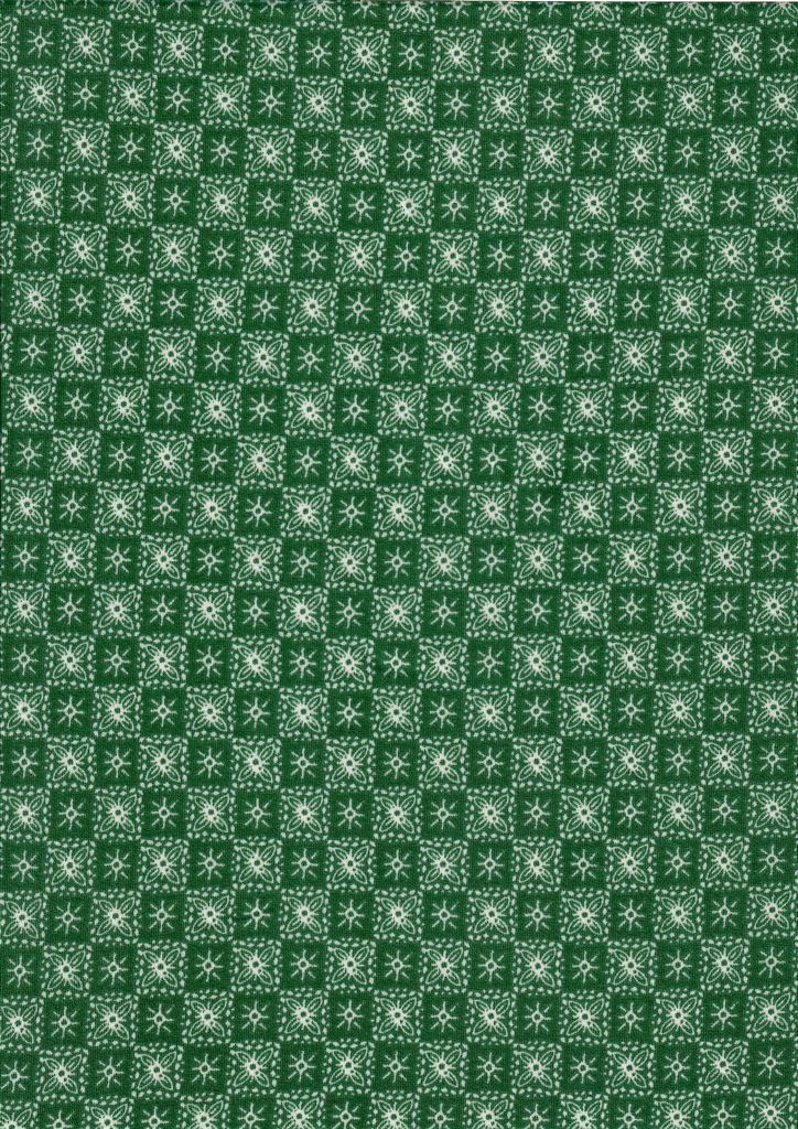 KNT2100-MS10169 / GREEN / 96%POLY 4%SPAN DTY BRUSH GEOMETRIC