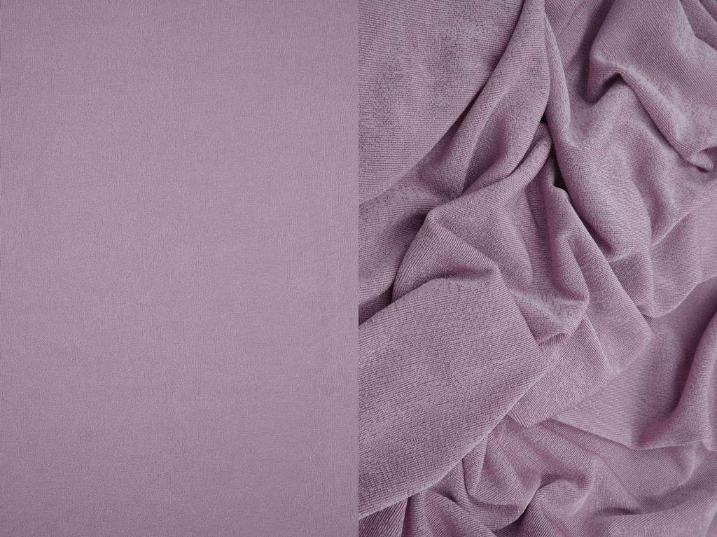 KNT3963 / PURPLE VINTAGE / 91%POLY 9%SPAN SLINKY RIB 1X1 SOLID