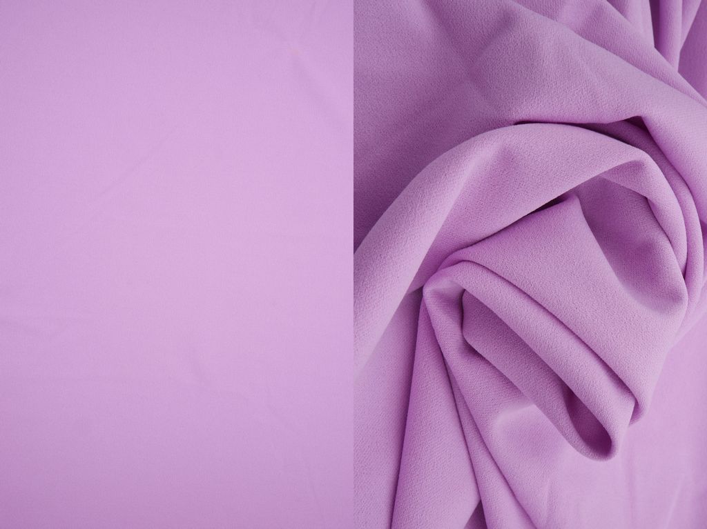 TECH-3311 / LAVENDER / 95%POLY 5%SPAN TECHNO CREPE SOLID