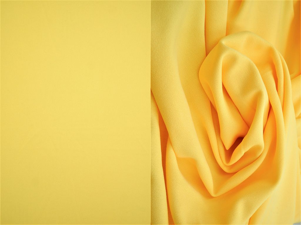TECH-3311 / YELLOW LT / 95%POLY 5%SPAN TECHNO CREPE SOLID