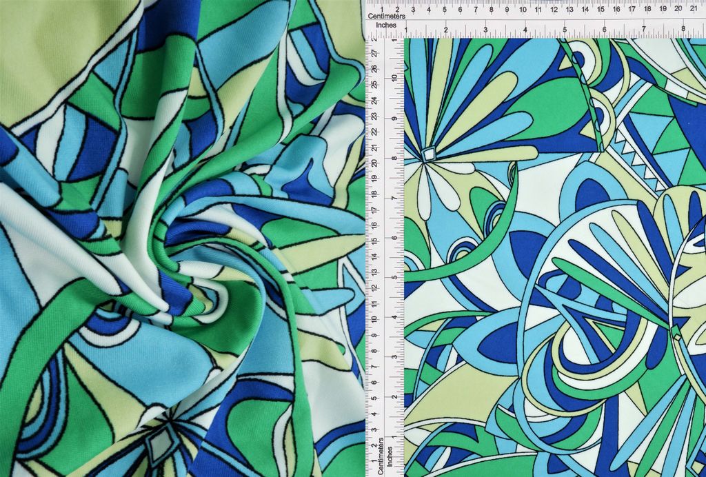 KNT1389-MS11052 / BLUE / 96%POLY 4%SPANDEX DTY PUCCI PRINT