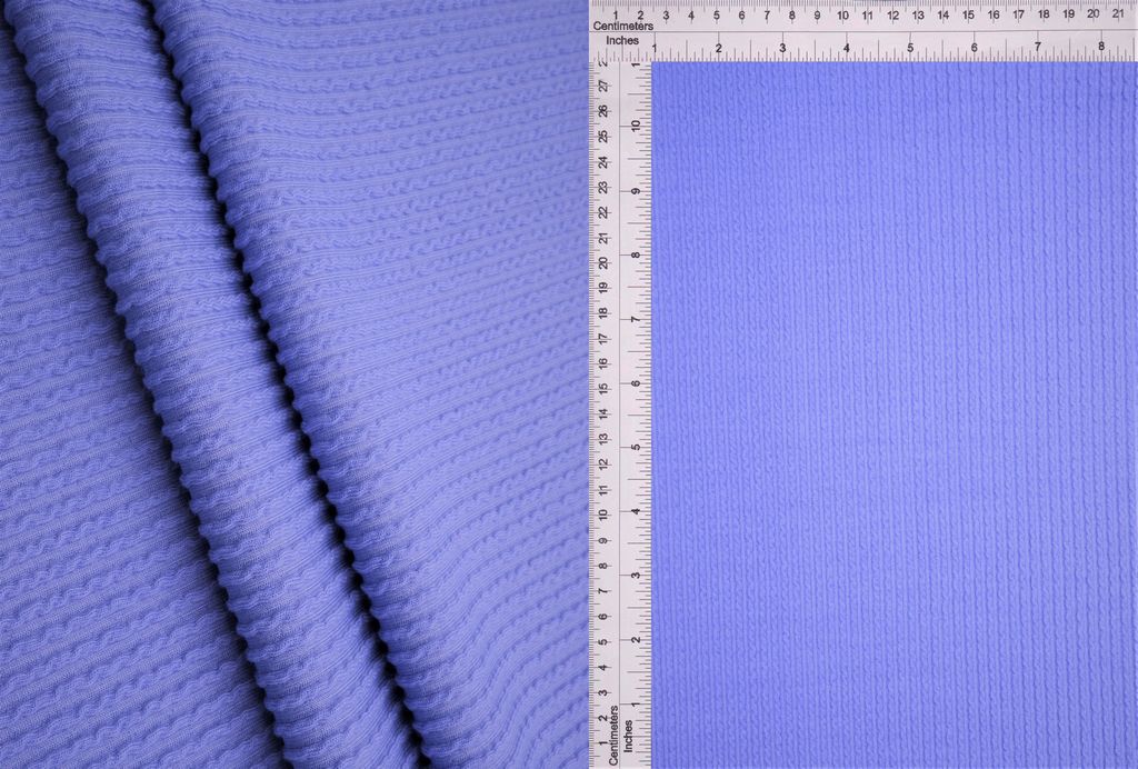 KNT4204 / BLUE LT / 77%POLY 18%RAY 5%SPAN DOUBLE KNIT COZY