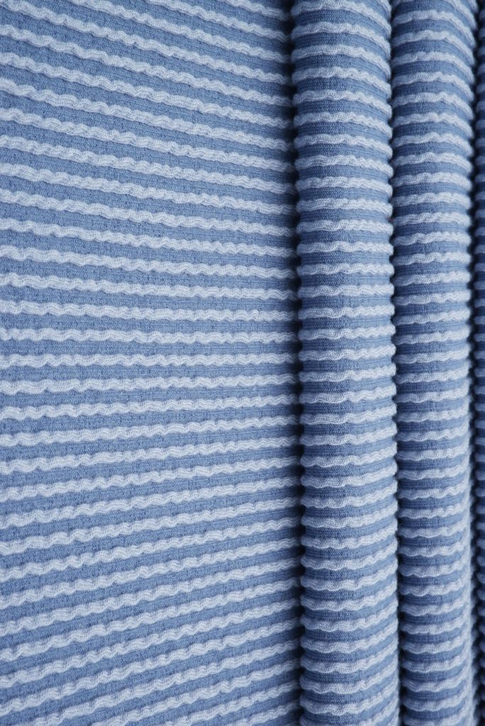 KNT4463 / DENIM VINTAGE / 80%POLY 15%RAY 5%SPAN KNIT JACQUARD RIB