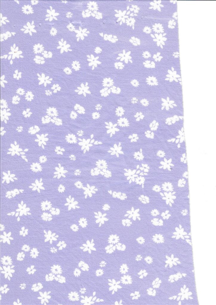 KNT2100-MS10217 / LAVENDER / 96%POLY 4%SPAN DTY BRUSH DITSY FLORAL/FLOWER