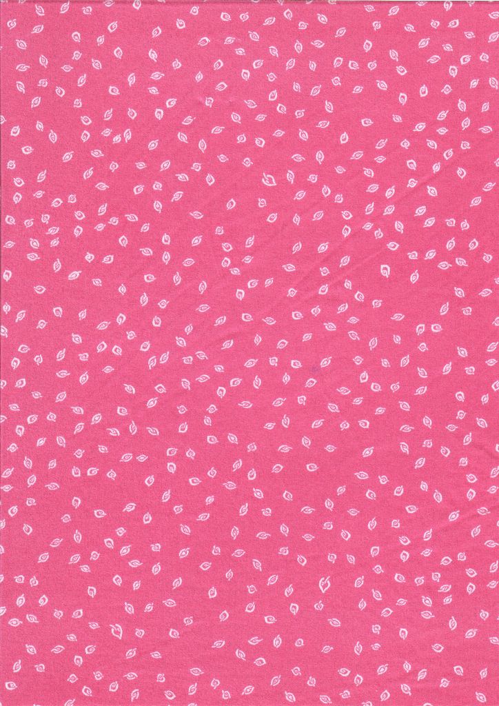 KNT2100-MS11024 / PINK HOT / 96%POLY 4%SPAN DTY BRUSH LEAF/GEO PRINT