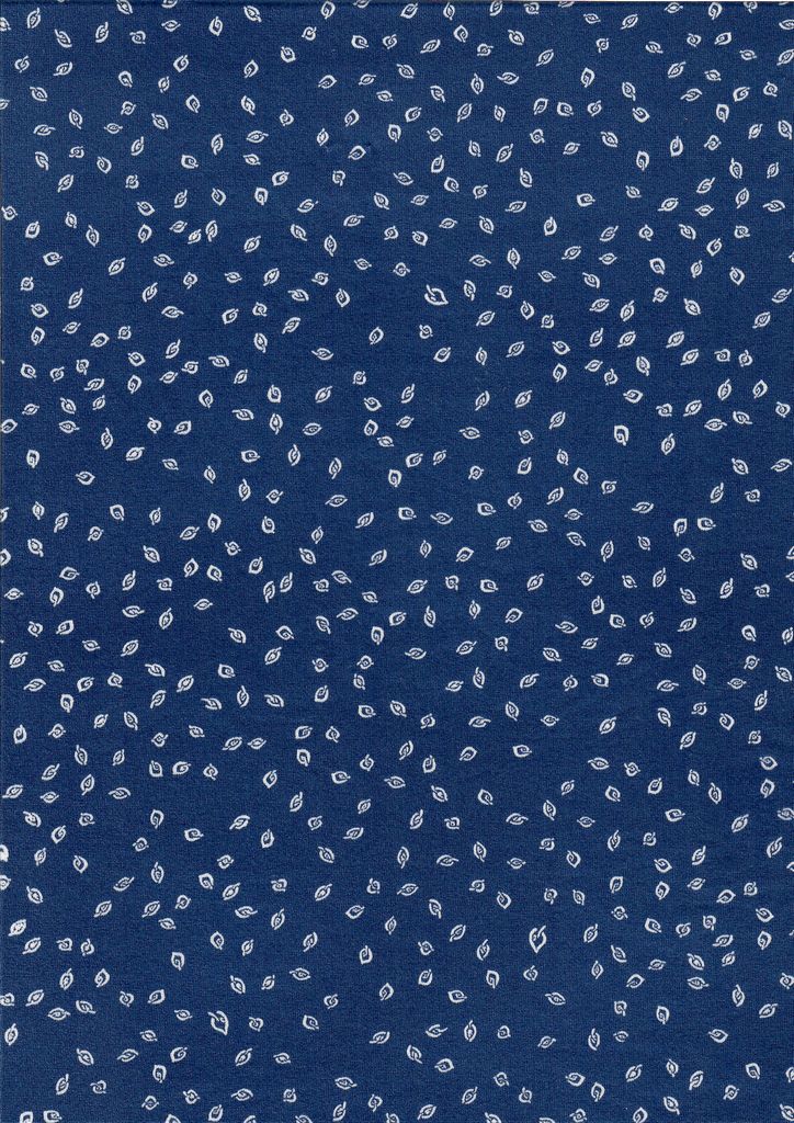 KNT2100-MS11024 / NAVY / 96%POLY 4%SPAN DTY BRUSH LEAF/GEO PRINT