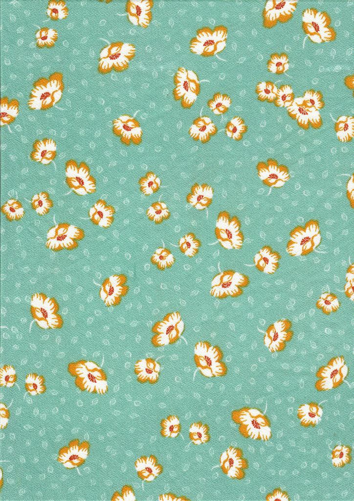 KNT4146-MS11023 / SAGE / 96%POLY 4%SPAN MOSS CREPE FLOWER/FLORAL W/LEAF