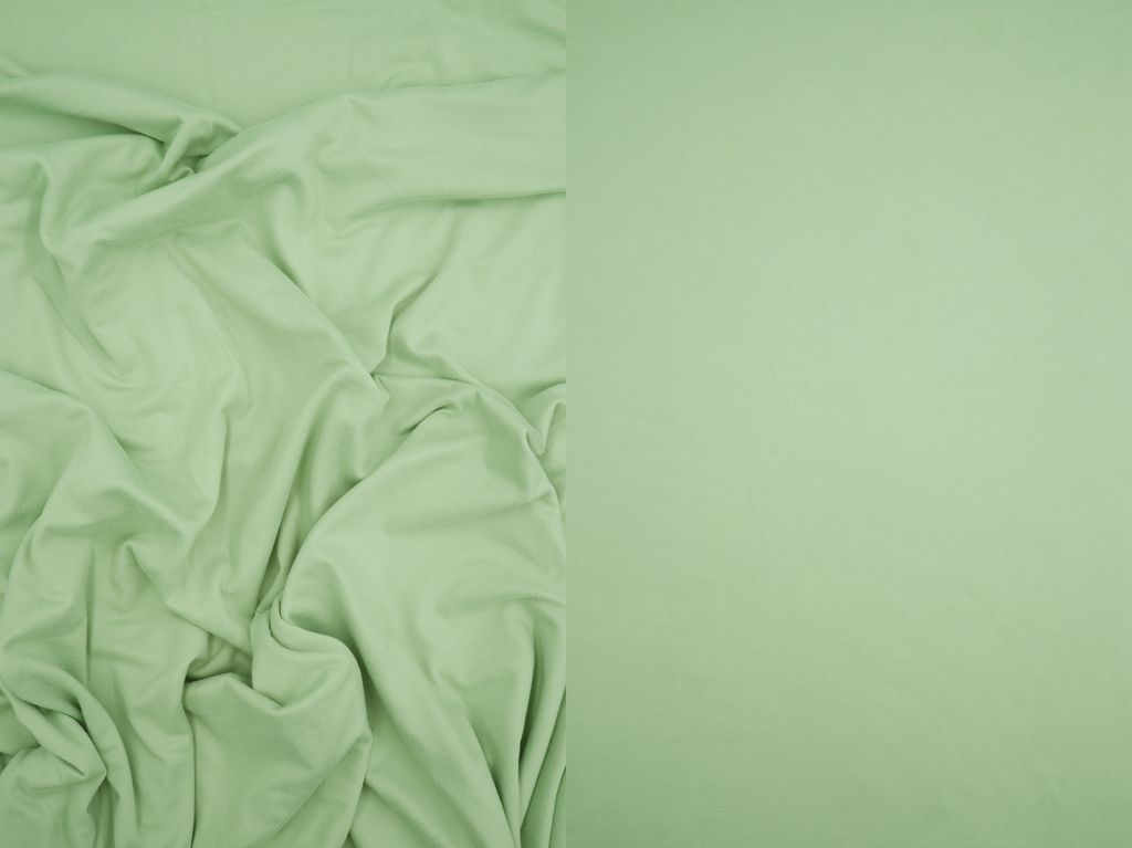 KNT2100 / SAGE PALE / 96%POLY 4%SPAN DTY BRUSHED SOLID