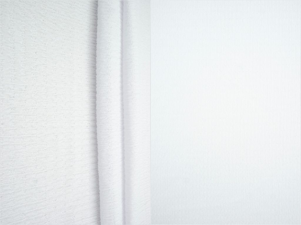 KNT4455 / WHITE / 95%POLY 5%SPAN SOLID CRINKLE JERSEY
