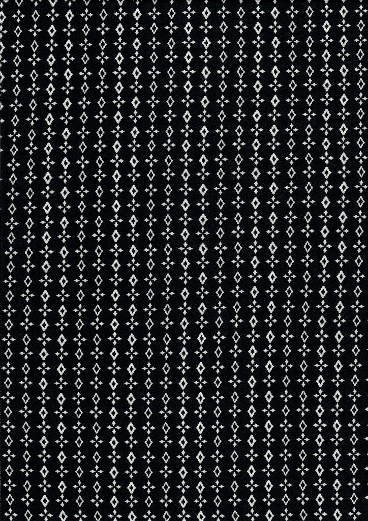 KNT4146-MS11106 / BLACK / 96%POLY 4%SPAN GEO MOSS CREPE