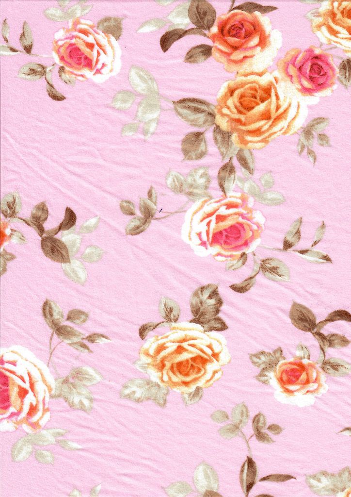 KNT2100-MS11116 / PINK / 96%POLY 4%SPAN DTY BRUSH FLORAL/FLOWER