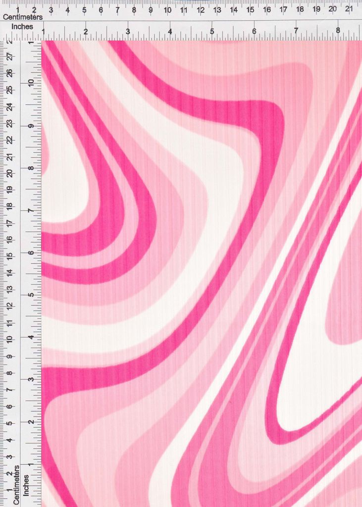 KNT4135-Q20501 / PINK / 87%POLY 13%SPAN 8X3 YUMMY RIB ABSTRACT/TIE DYE