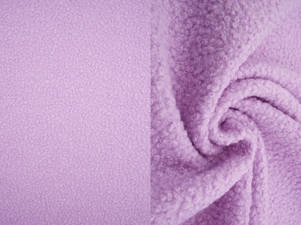 KNT4136 / LAVENDER / 100%POLY SOLID FAKE WOOL