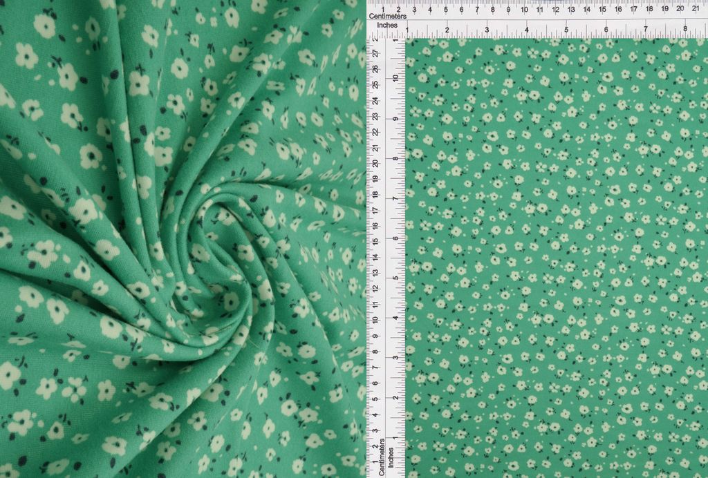 KNT2100-MS11008 / SAGE / 96%POLY 4%SPAN DTY BRUSH DITSY FLORAL/FLOWER