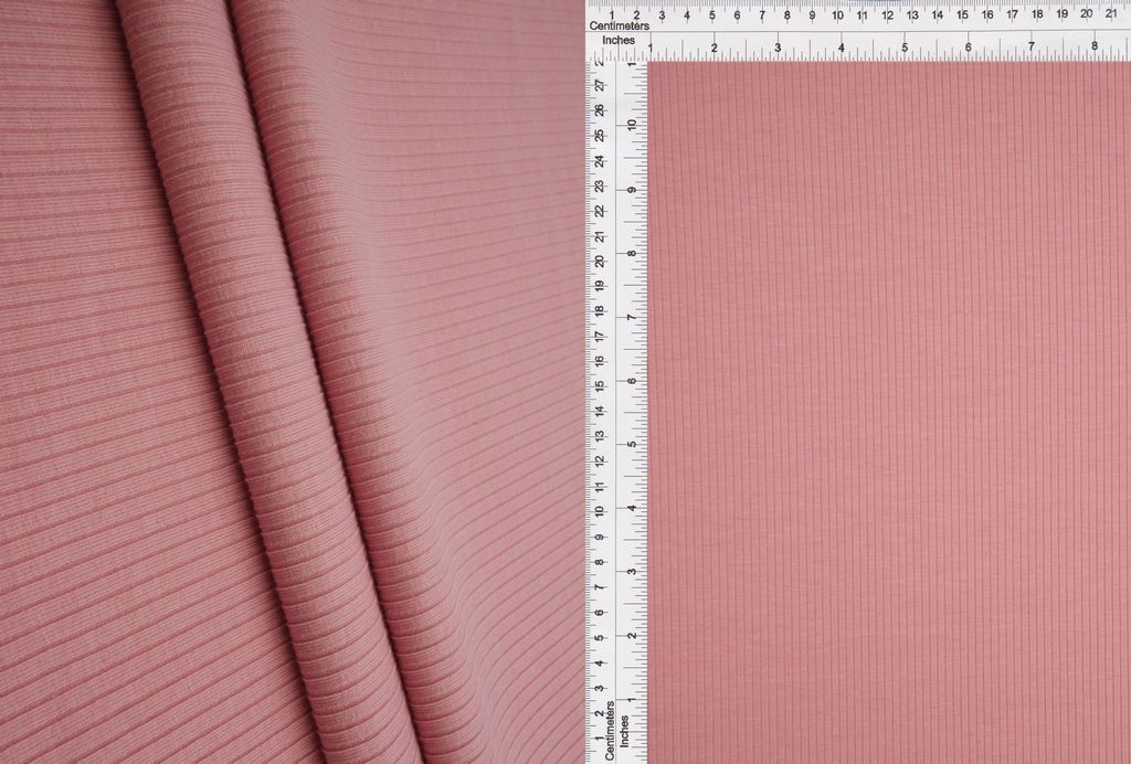 KNT4469 / MAUVE / 82%POLY 9.5%RAYON 8.5%SP 4X2 HEAVY YUMMY RIB SOLID
