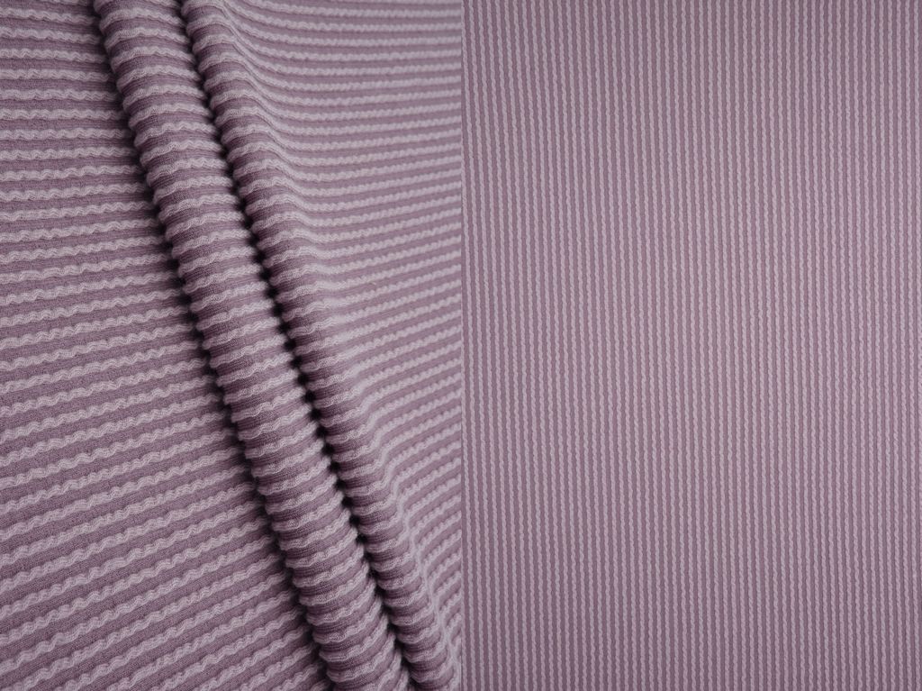 KNT4463 / PURPLE VINTAGE / 80%POLY 15%RAY 5%SPAN KNIT JACQUARD RIB