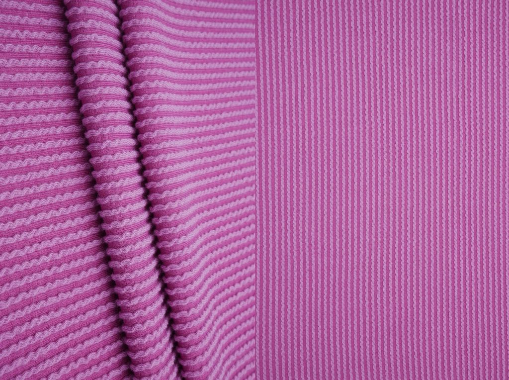 KNT4463 / PLUM / 80%POLY 15%RAY 5%SPAN KNIT JACQUARD RIB