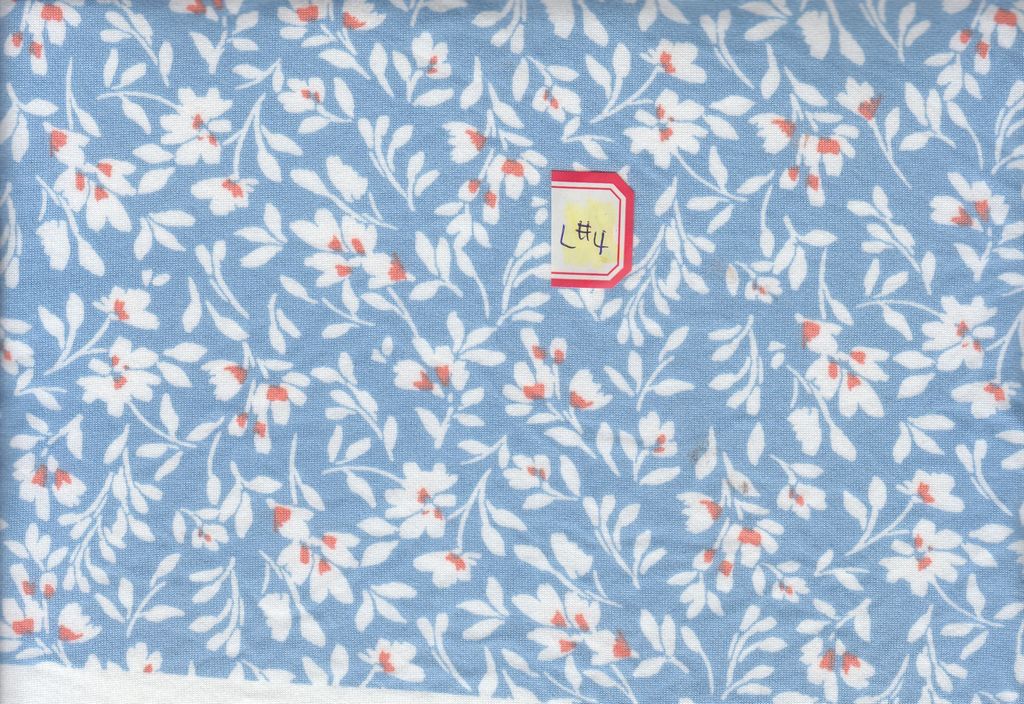 KNT2100-MS10020 / BLUE LT. / 96%POLY 4%SPAN DTY BRUSH DITSY FLORAL/FLOWER PRINT