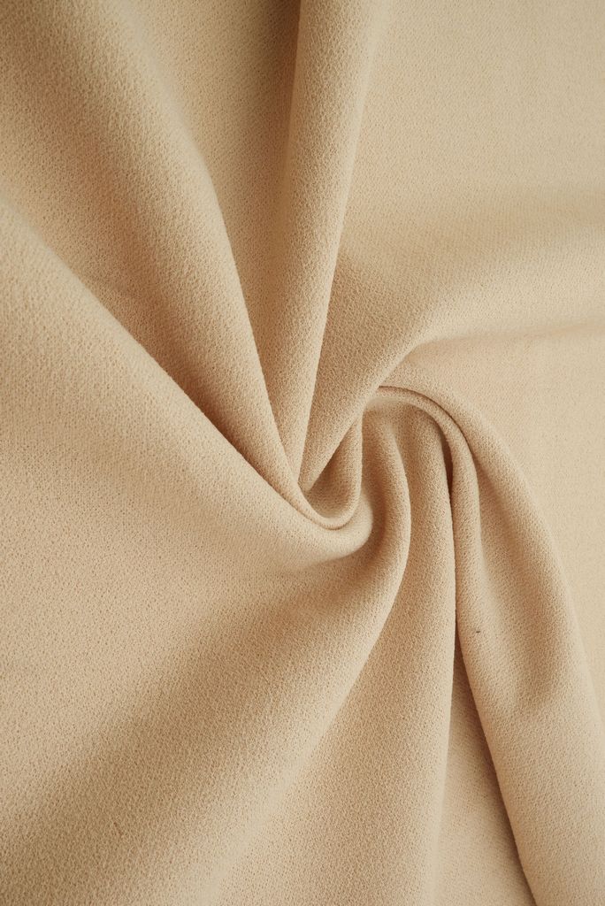 TECH-3311 / STONE / 95%POLY 5%SPAN TECHNO CREPE SOLID