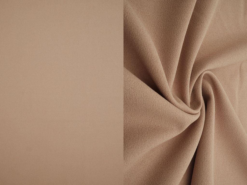 TECH-3311 / MOCHA / 94%POLY 6%SPAN TECHNO CREPE SOLID